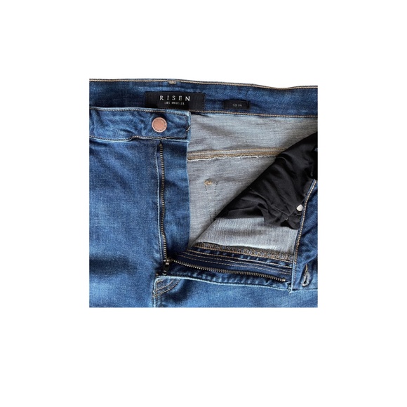 Risen High-Rise Crop Straight Leg Jeans-NWOT-Size 2XL - Picture 3 of 7